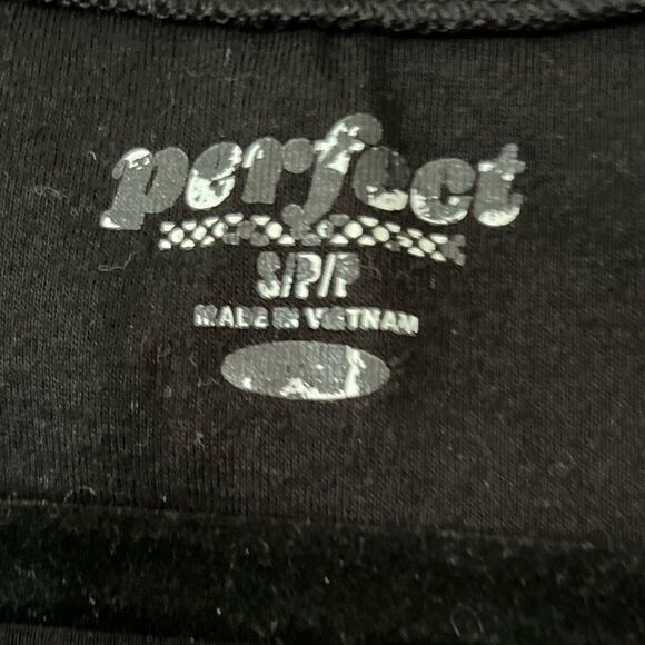 Perfect black V-neck long-sleeved top, good condition, size S/P. - Picture 2 of 4